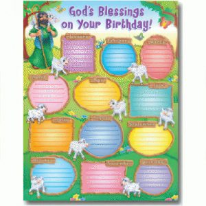 Birthday Blessings Poster