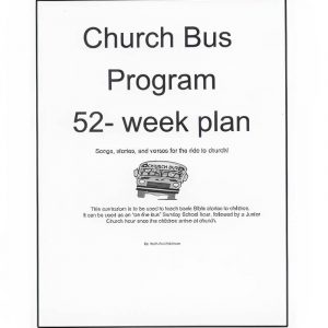 Church Bus Program 52-Week Plan