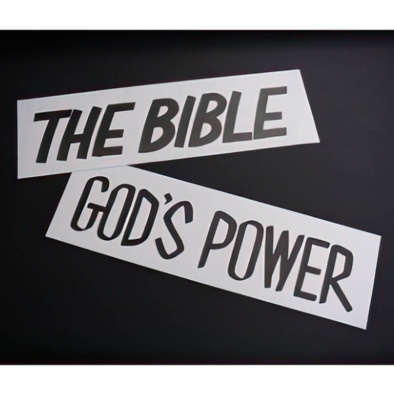 Dock Haley Bible Paper Tear