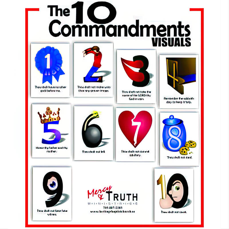 Flashcards - Ten Commandments