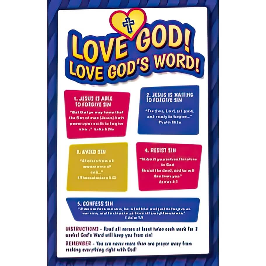 Love God! Loves God Word! memory card