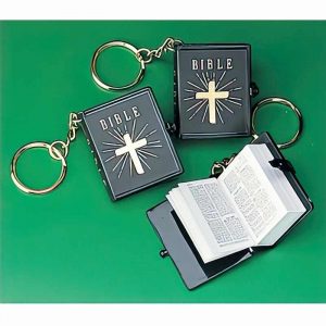 Miniature Bible On Key Chain