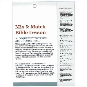 Mix & Match Bible Lesson