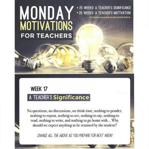 Monday Motivations for Teachers