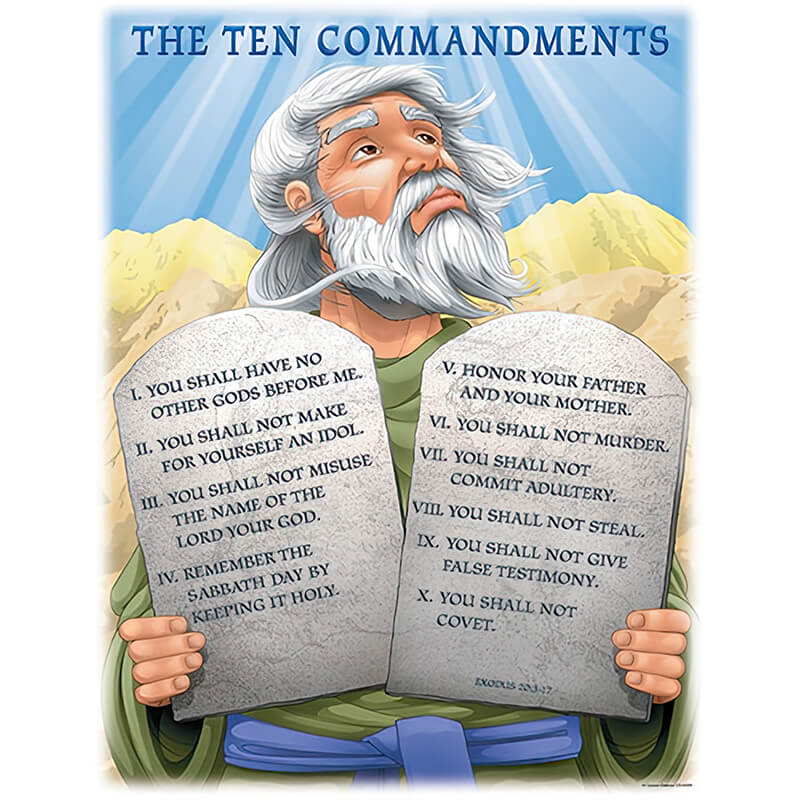 Ten Commandment Chart
